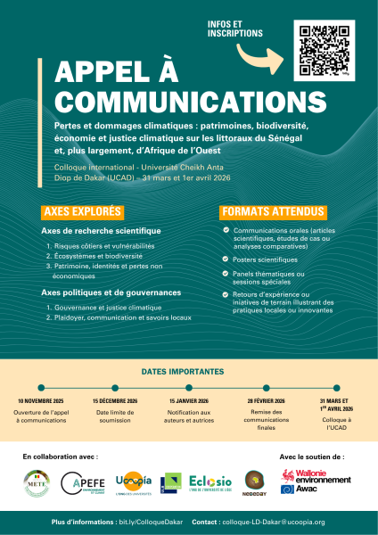 Appel à Communications Colloque Sénégal A2